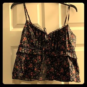 Crop top tank top by free people.